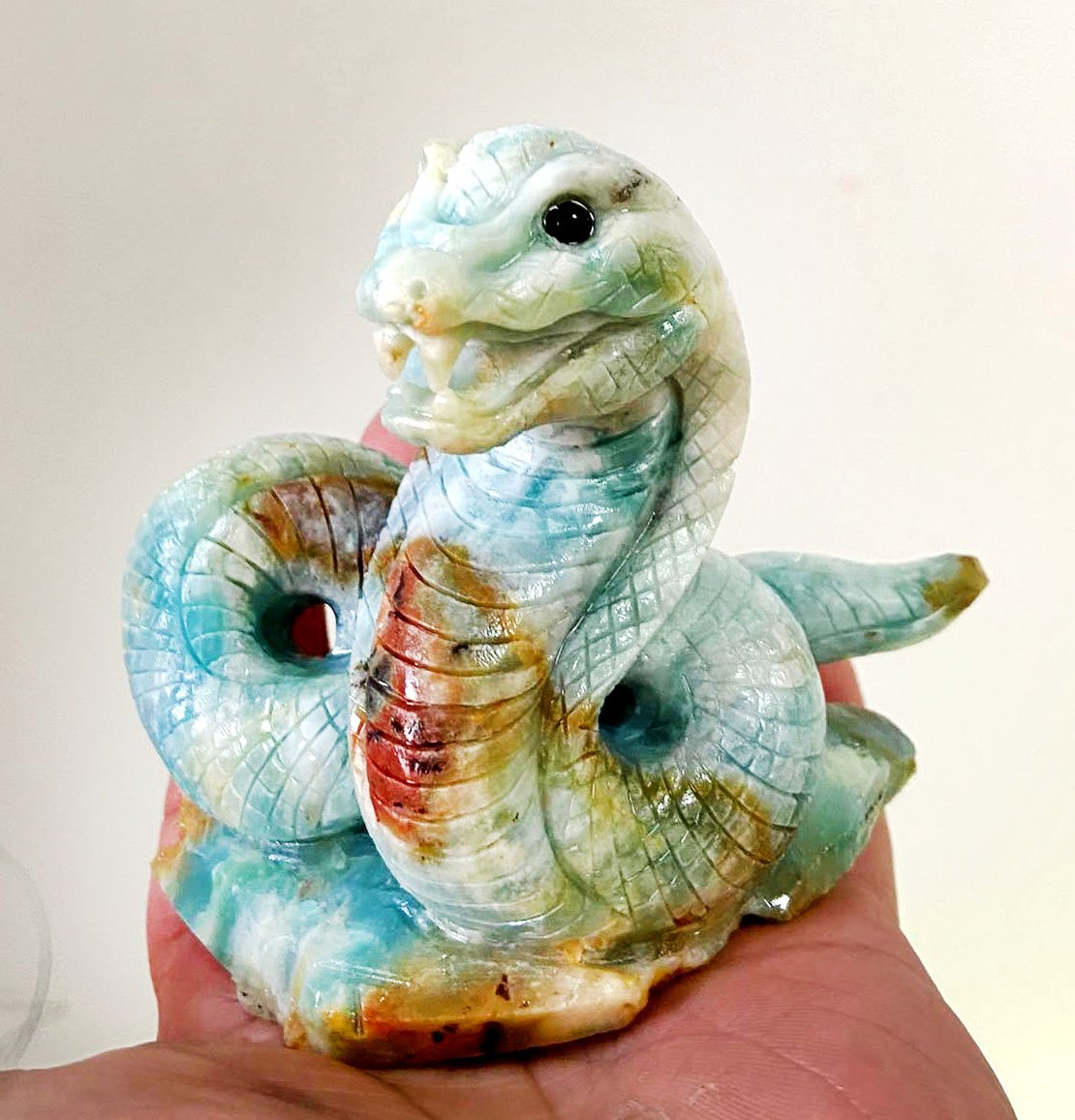 Stunning Amazonite Snake, 360g (Blue)