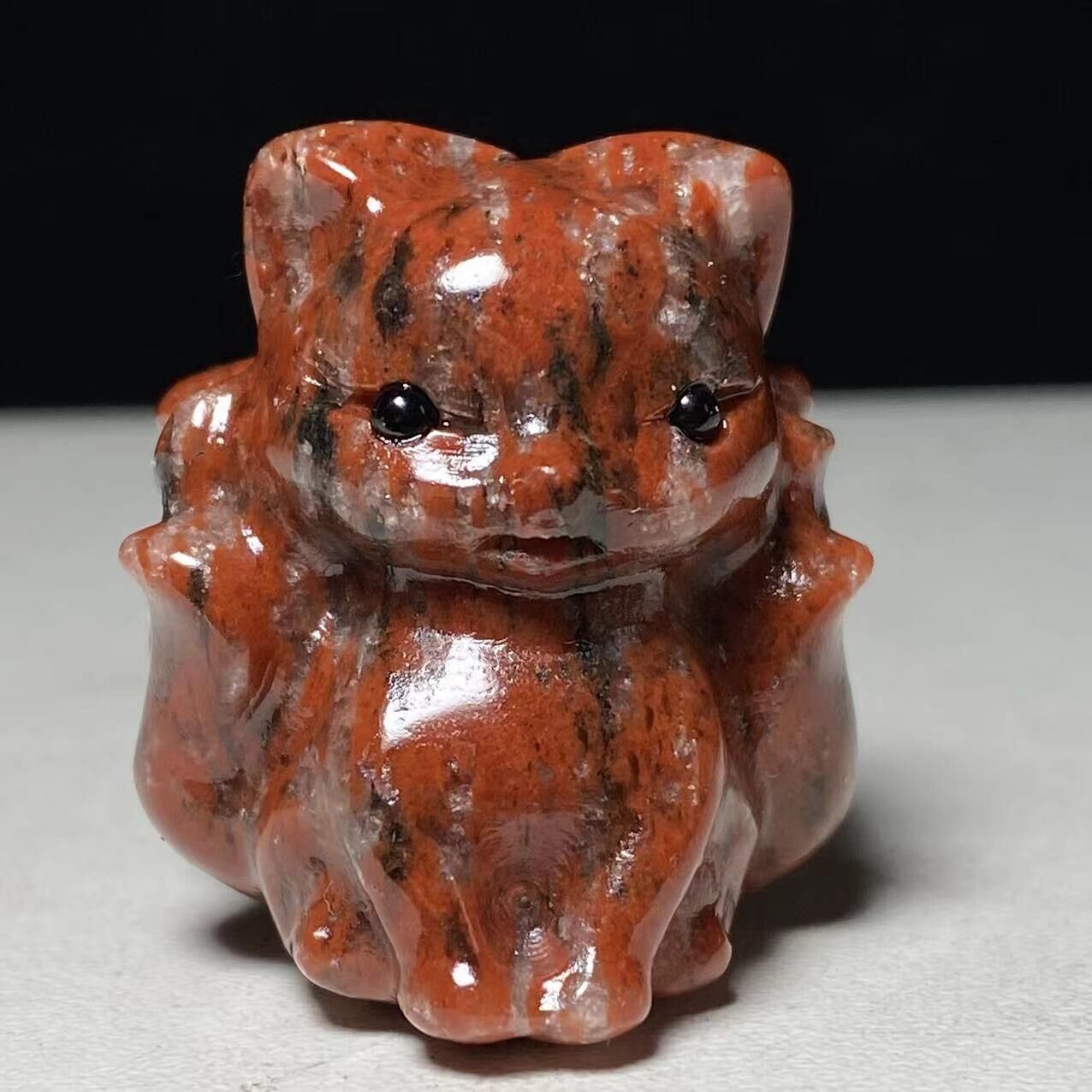 Stone Sit Kitsune, 32mm Tall, 37g