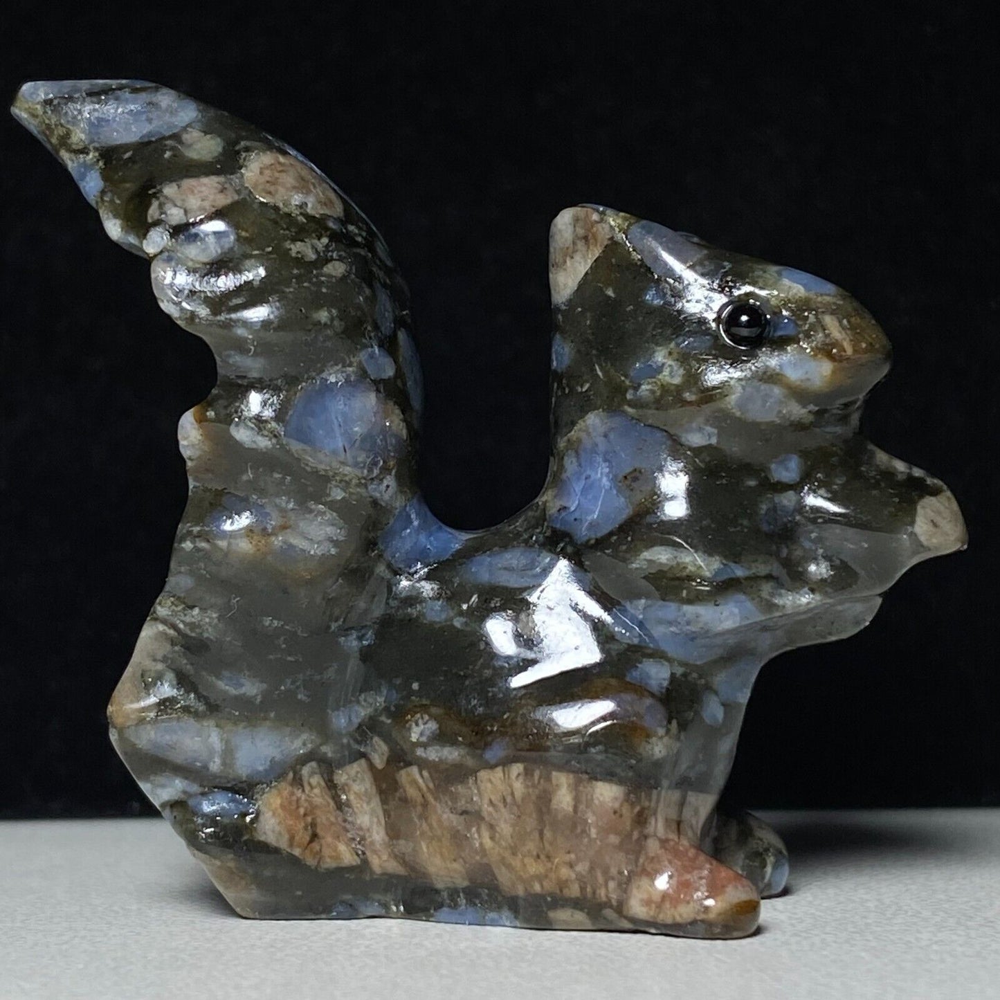 Unusual Llanite Squirrel, 45mm Tall, 35g