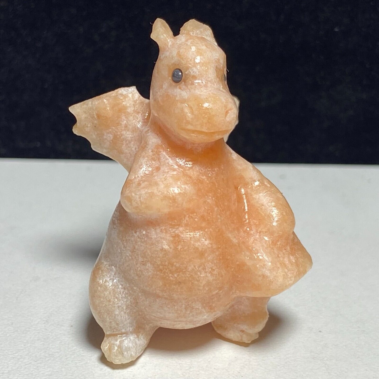 Common Stone Dragon, 42mm Tall, 25g (Orange)