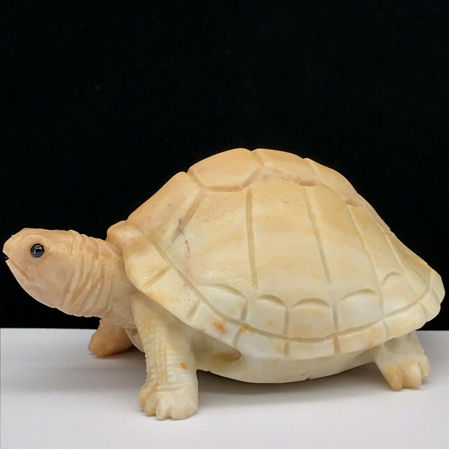 Rare Amazonite Tortoise, 37mm Tall, 111g (Orange)
