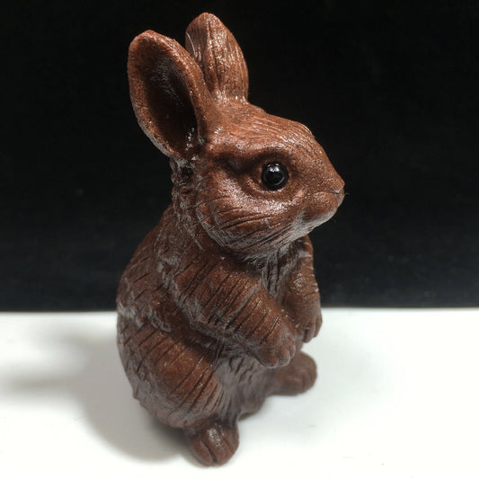 Common Stone Rabbit, 38mm Tall, 90g (Red, Brown)