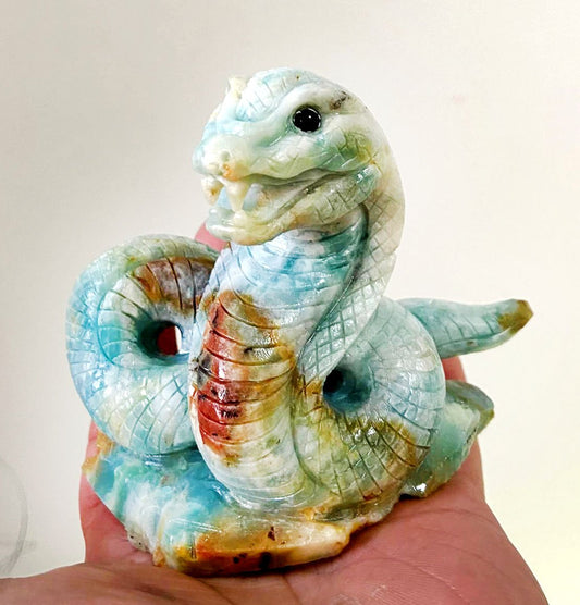 Stunning Amazonite Snake, 360g (Blue)