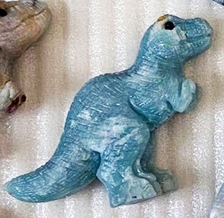 Rare Amazonite T-Rex, 210g (Green)