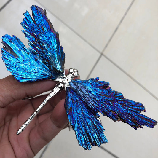 Unusual Kyanite Dragonfly, 41mm Tall, 100g (Blue, Grey)