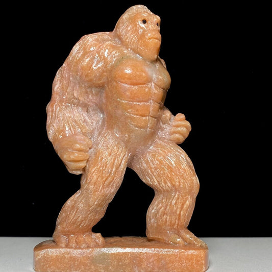 Stunning Calcite Sasquatch, 120mm Tall, 323g (Orange, Brown)