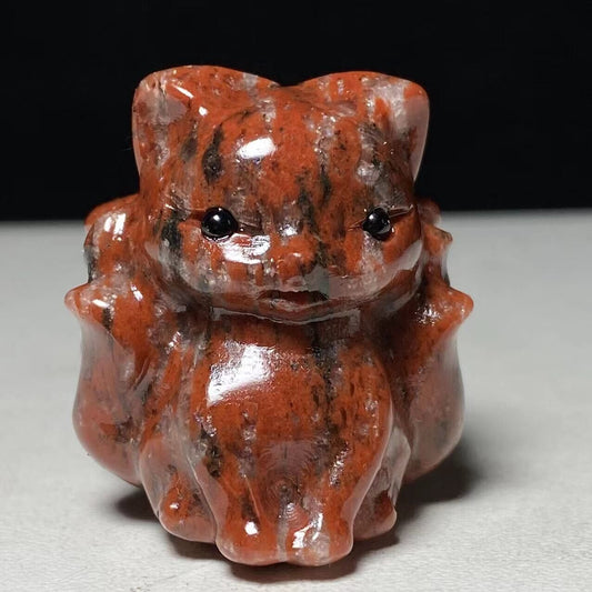Stone Sit Kitsune, 32mm Tall, 37g