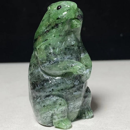 Rare Anyolite Groundhog, 52mm Tall, 55g