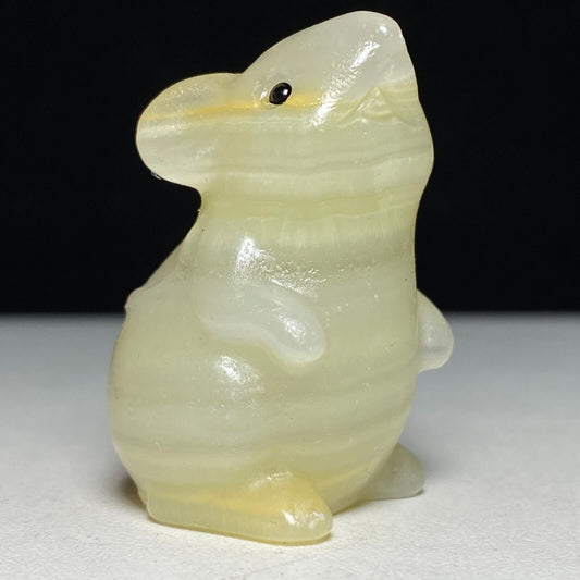 Rare Calcite Mouse, 42mm Tall, 51g (Yellow)