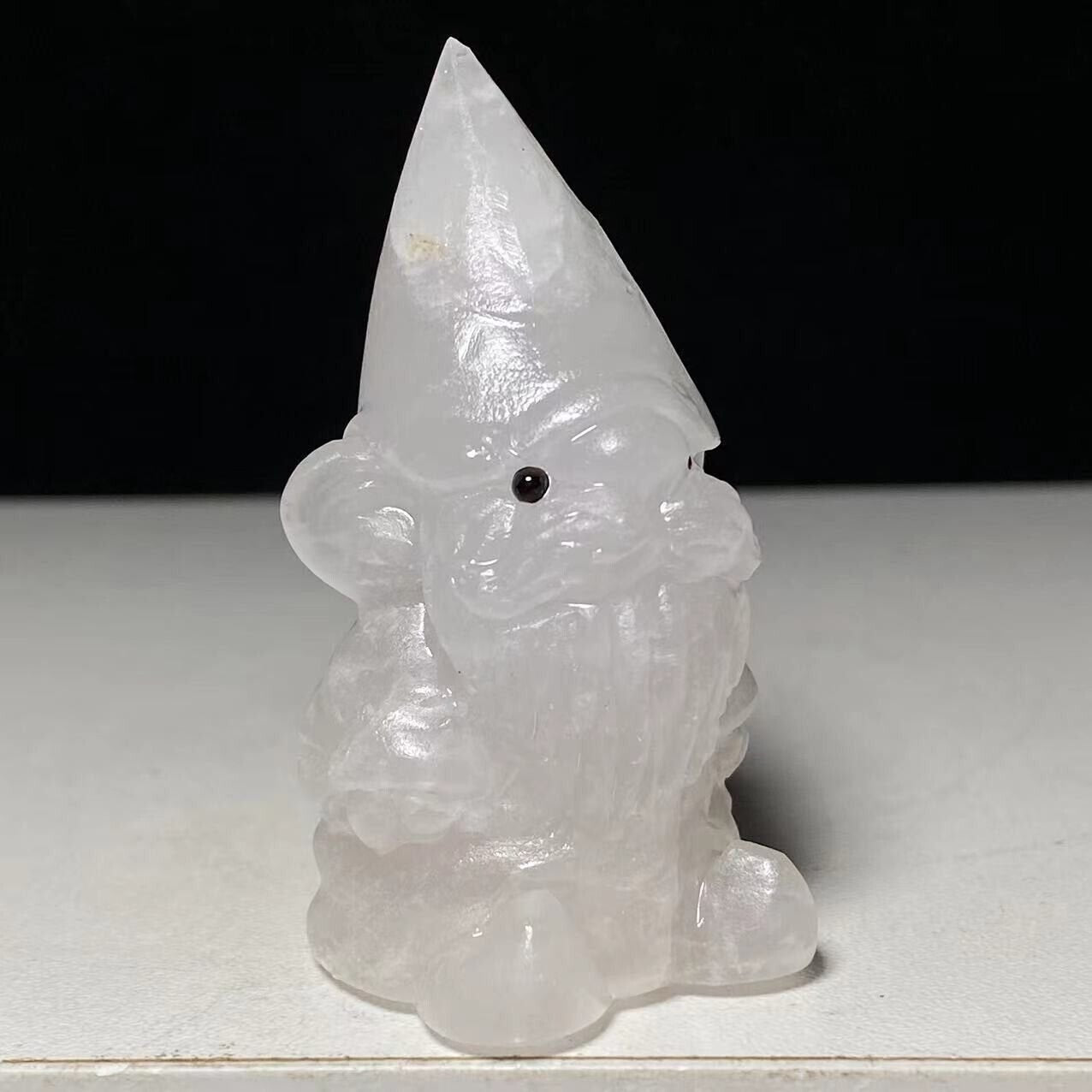 Rare Quartz Gnome with Solid Crystals, 65mm Tall, 75g