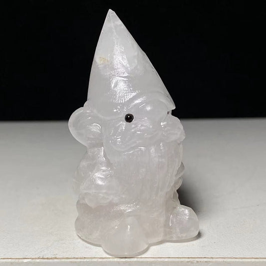 Rare Quartz Gnome with Solid Crystals, 65mm Tall, 75g