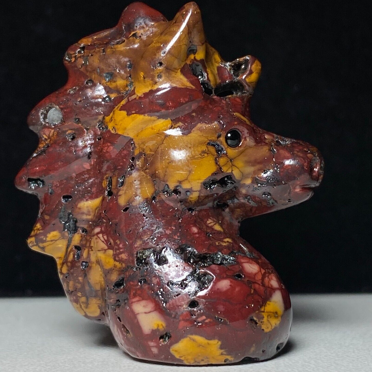 Rare Stone Unicorn, 42mm Tall, 27g