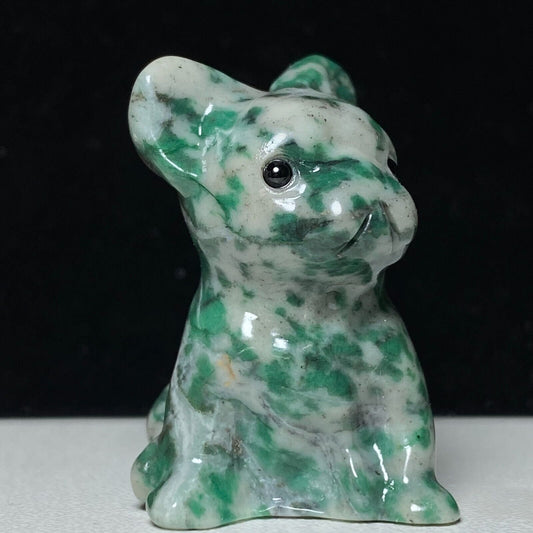 Unusual Mariposite Dog, 38mm Tall, 30g