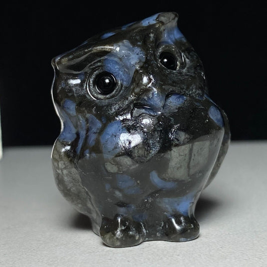 Rare Llanite Owl, 36mm Tall, 32g