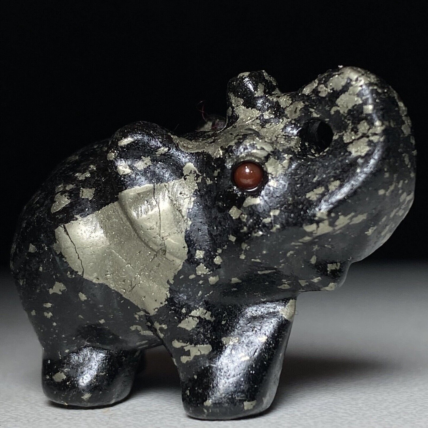 Rare Pyrite Elephant, 30mm Tall, 24g