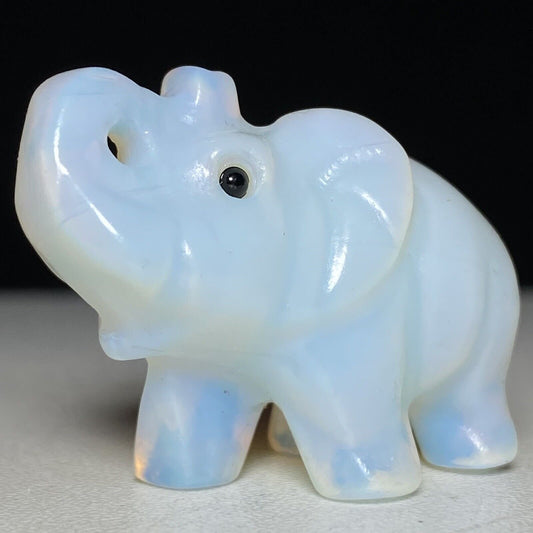 Rare Opalite Elephant, 30mm Tall, 24g