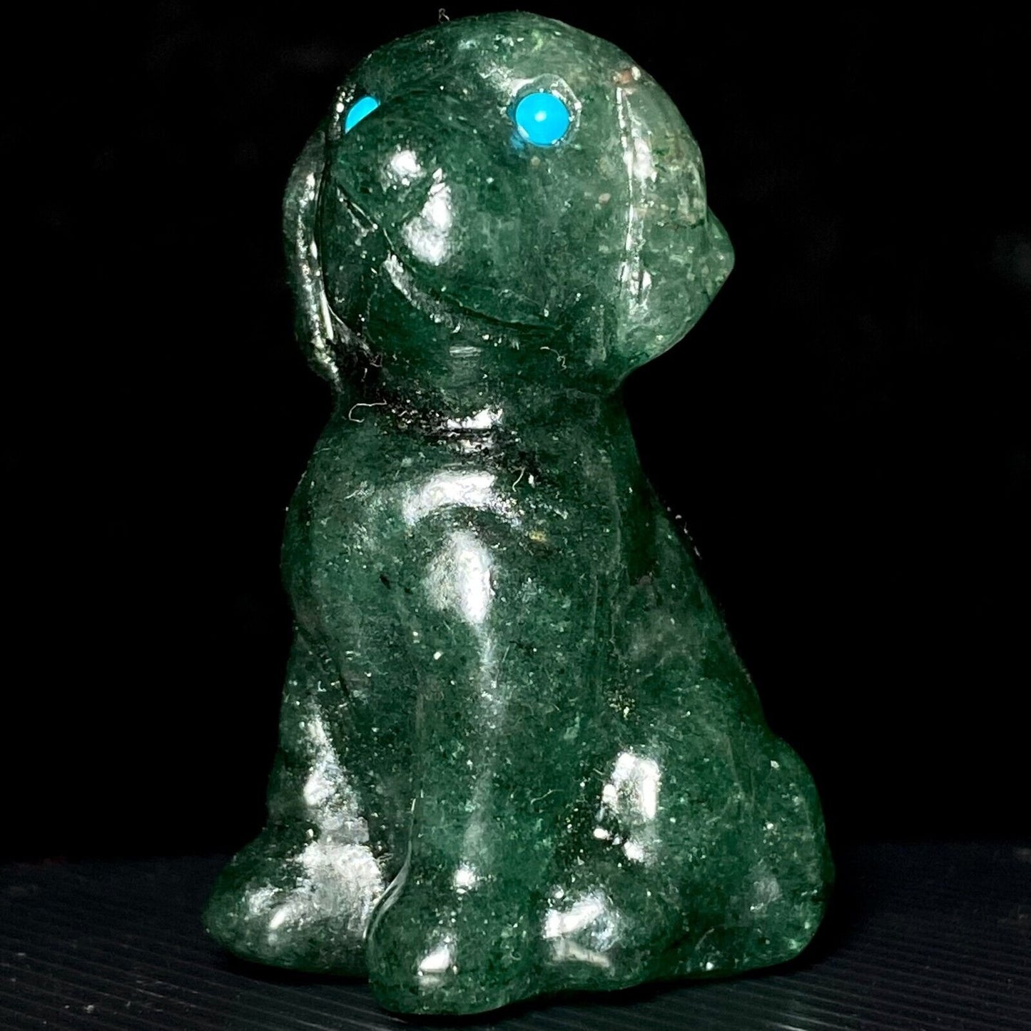 Rare Anyolite Dog, 41mm Tall, 28g