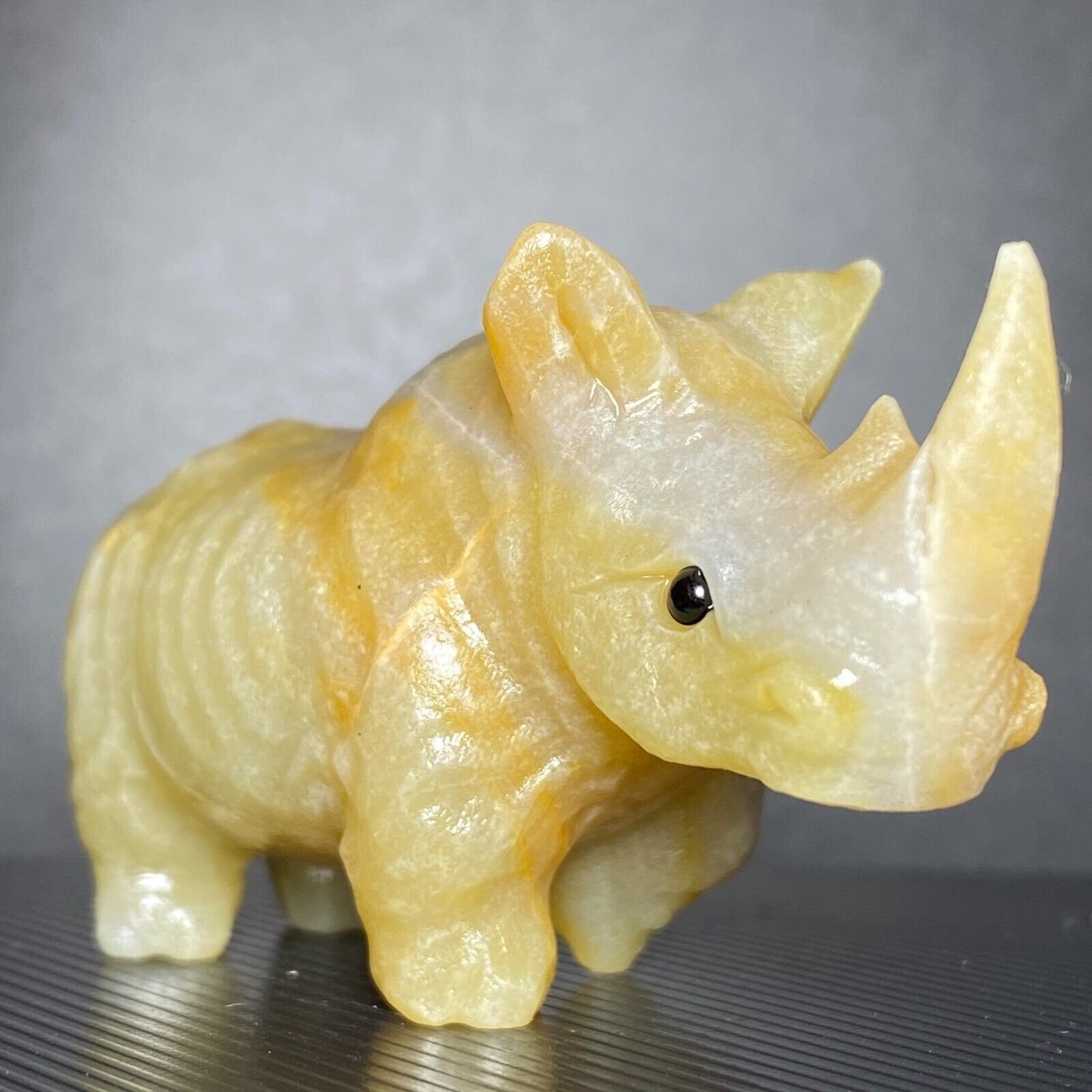 Amazonite Rhino, 38mm Tall, 65g