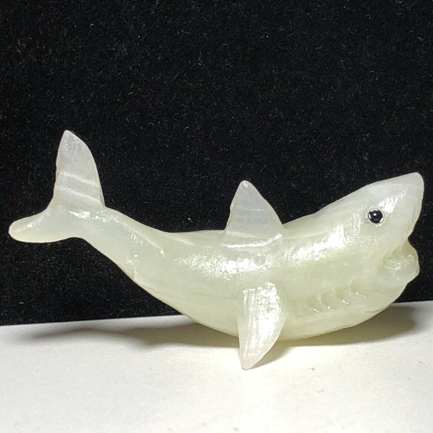 Unusual Stone Shark, 23mm Tall, 24g (Yellow)