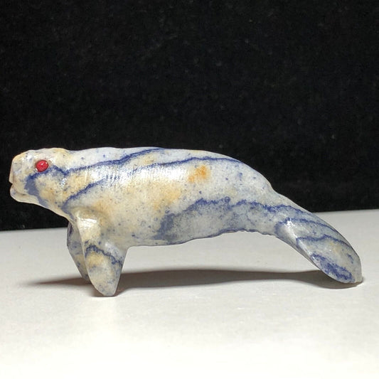 Rare Sodalite Manatee, 28mm Tall, 23g