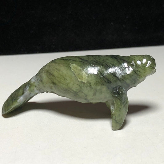 Rare Serpentine Manatee, 28mm Tall, 23g