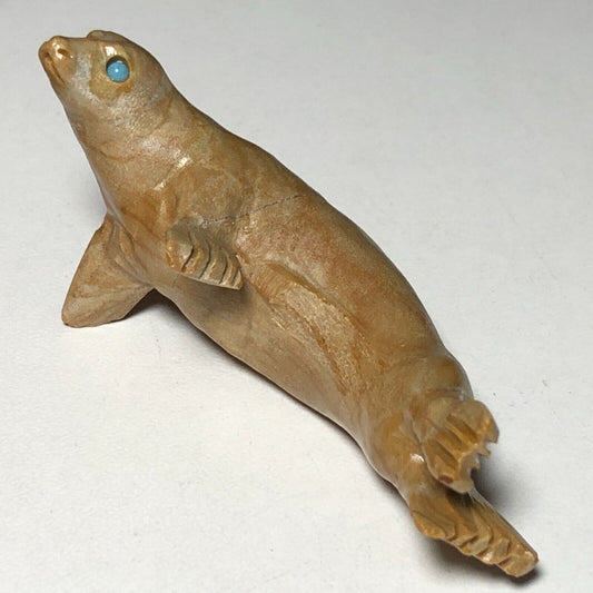 Common Stone Seal, 15mm Tall, 19g (Brown, Cream, Green)