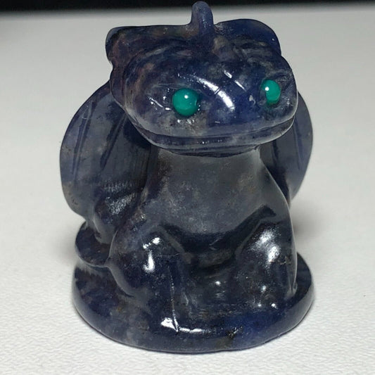 Rare Sodalite "Trained" Dragon, 29mm Tall, 15g (Purple)