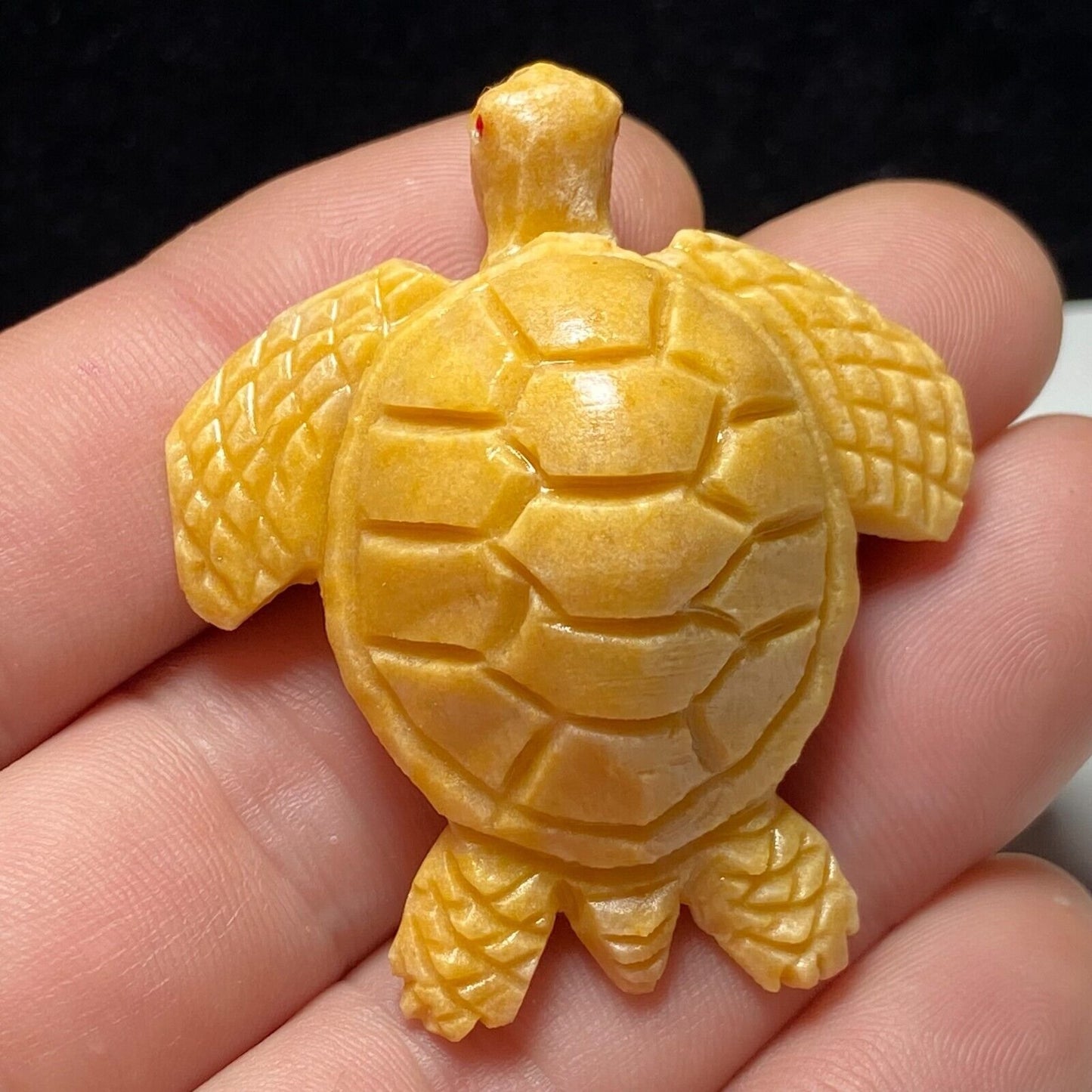 Common Jasper Sea Turtle, 18mm Tall, 21g