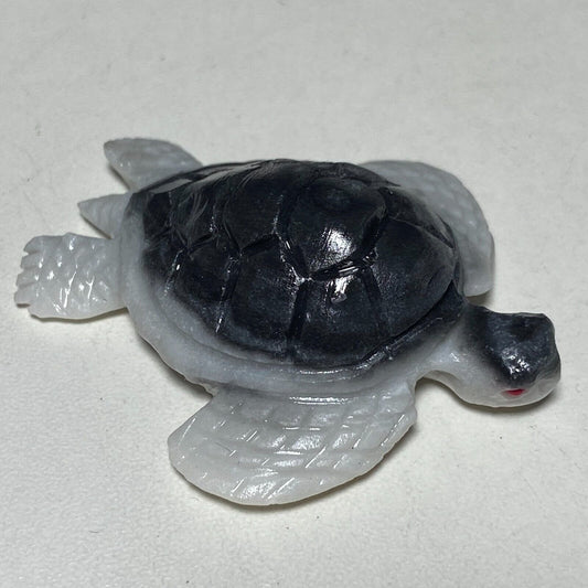 Rare Taiji Stone Sea Turtle, 18mm Tall, 21g