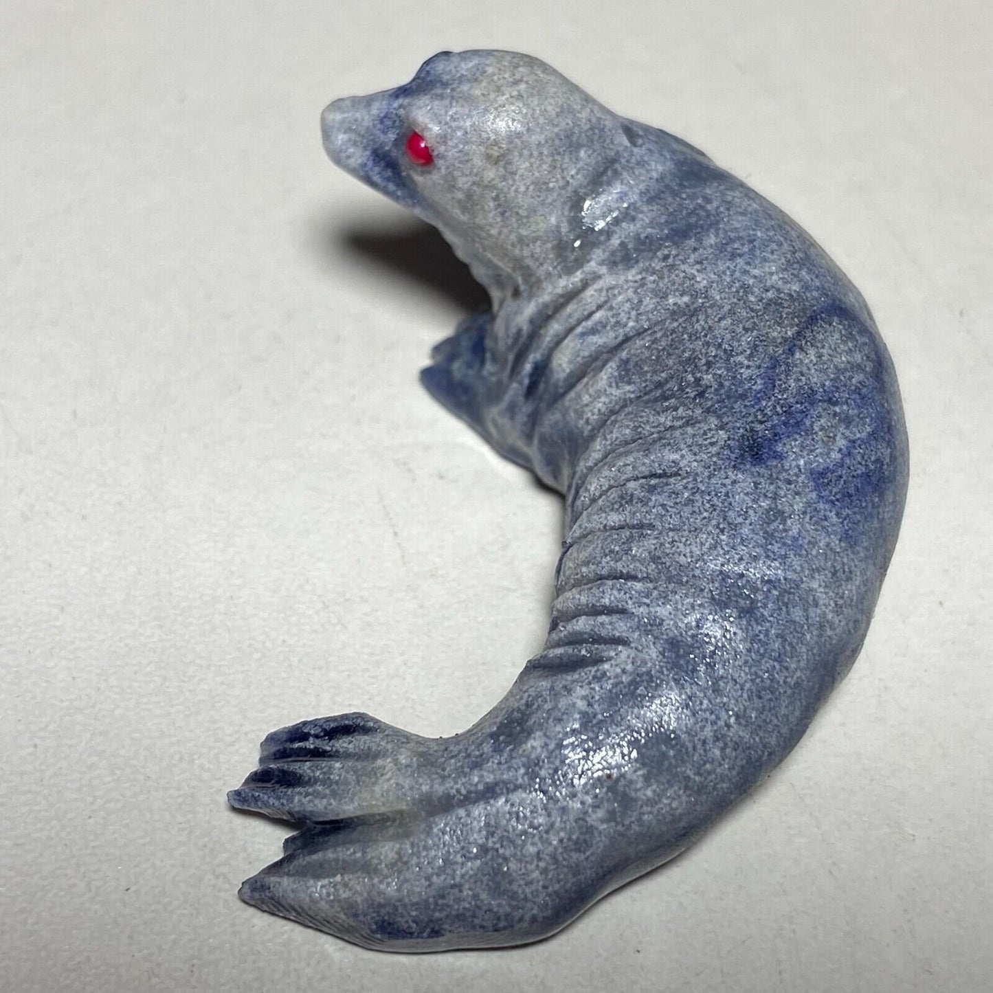 Rare Stone Seal, 24mm Tall, 28g (Blue)