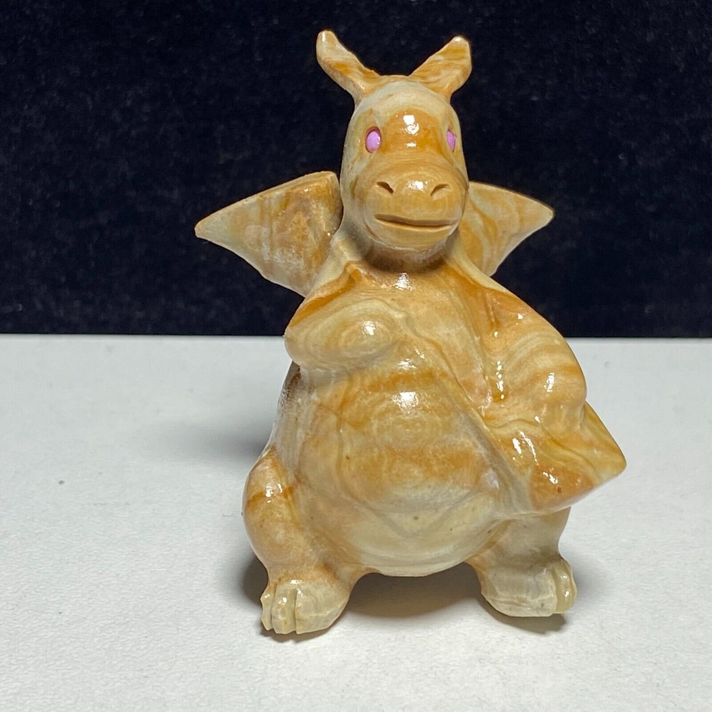 Unusual Jasper Dragon, 42mm Tall, 25g (Yellow)