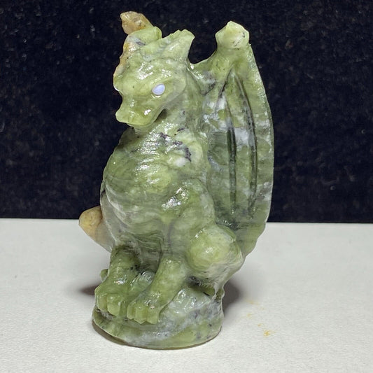 Rare Serpentine Dragon, 50mm Tall, 36g