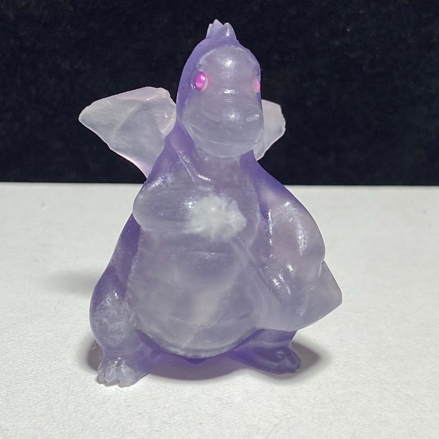 Rare Fluorite Dragon, 45mm Tall, 25g (Purple, Clear)