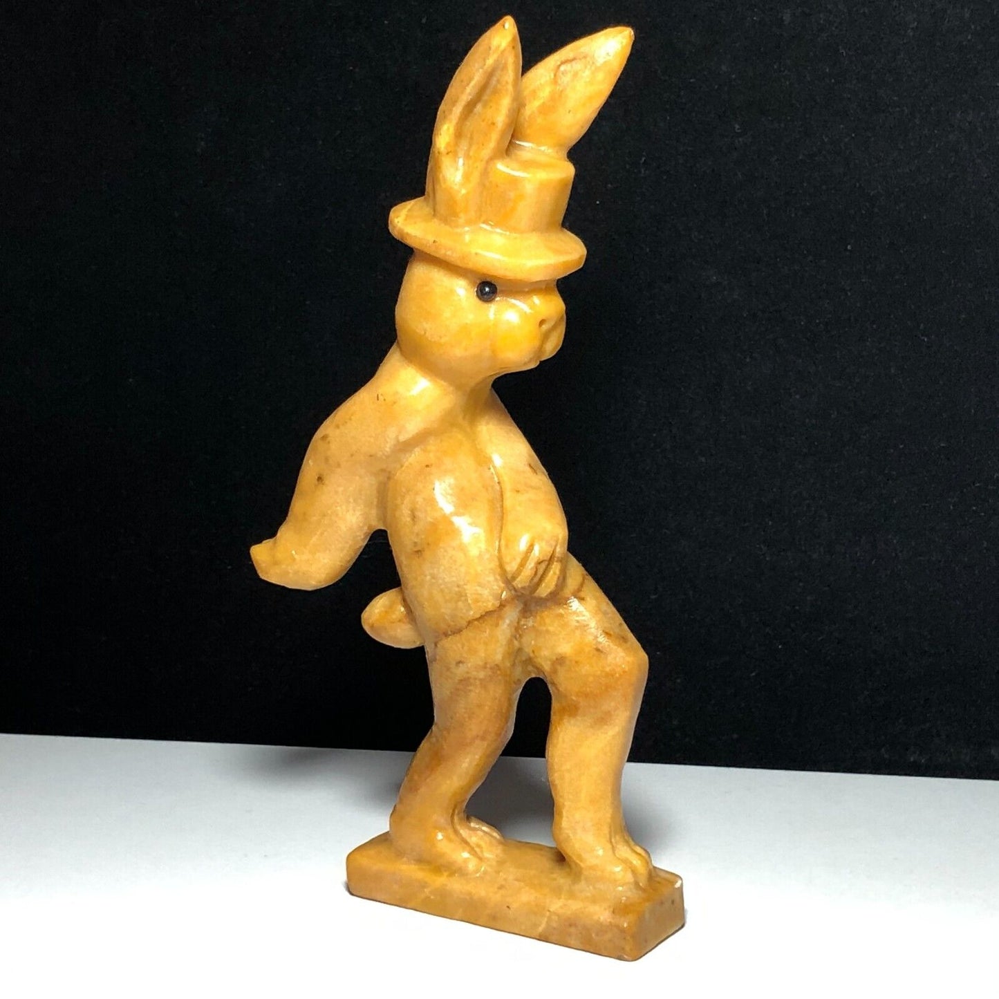 Stone Rabbit, 152mm Tall, 205g (Yellow, Orange, Black)