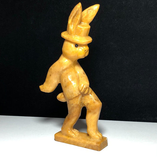 Stone Rabbit, 152mm Tall, 205g (Yellow, Orange, Black)