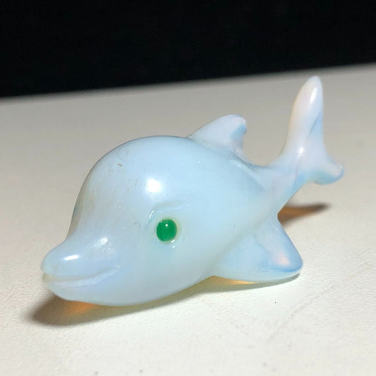 Rare Opalite Dolphin, 17mm Tall, 7g