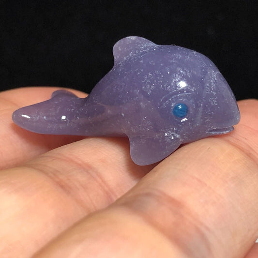 Rare Stone Dolphin, 17mm Tall, 7g