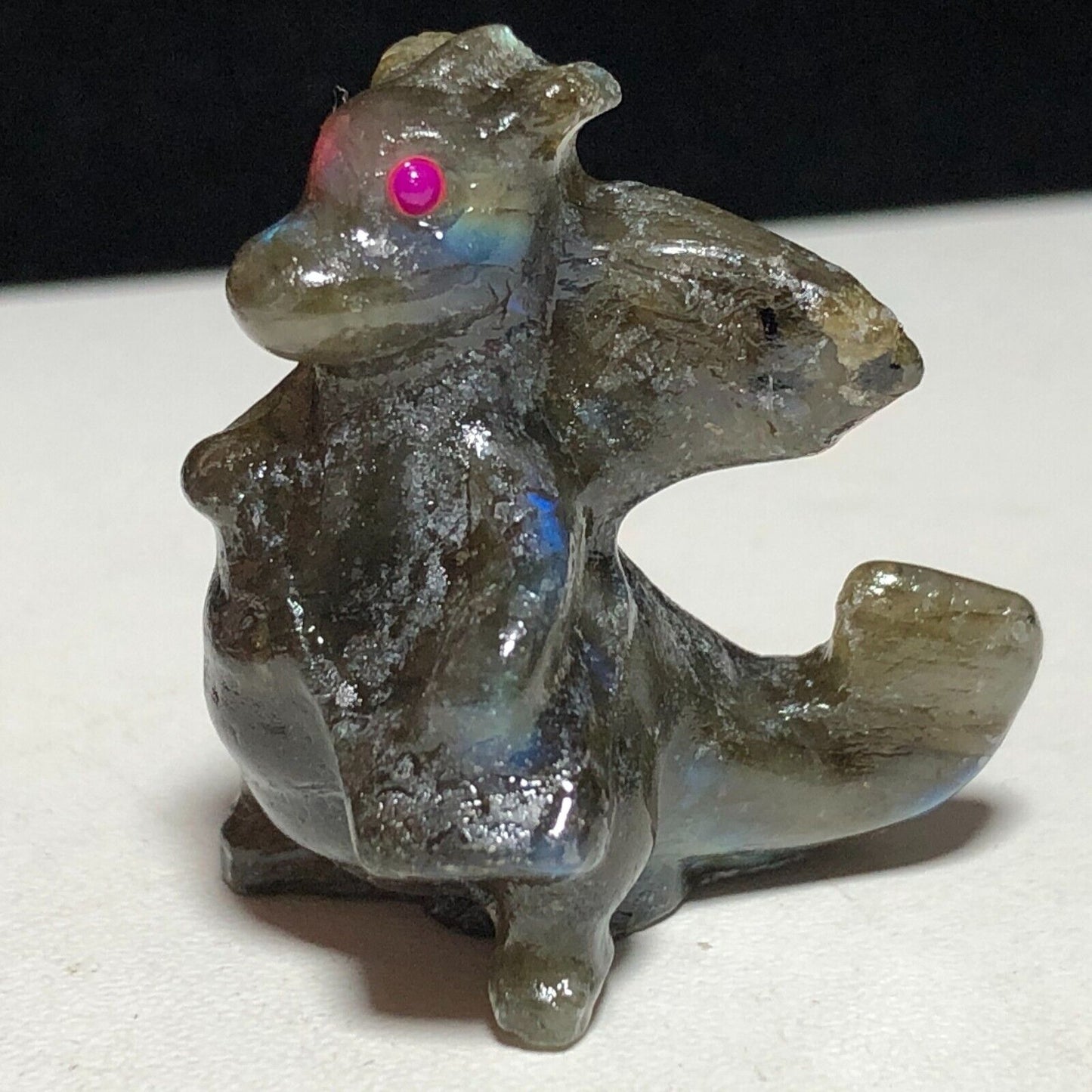 Rare Stone Dragonite, 35mm Tall, 18g (Green, Blue, Black)