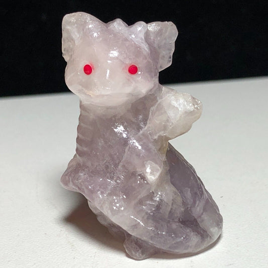 Stone Dragon, 40mm Tall, 18g (Gray, White, Pink)